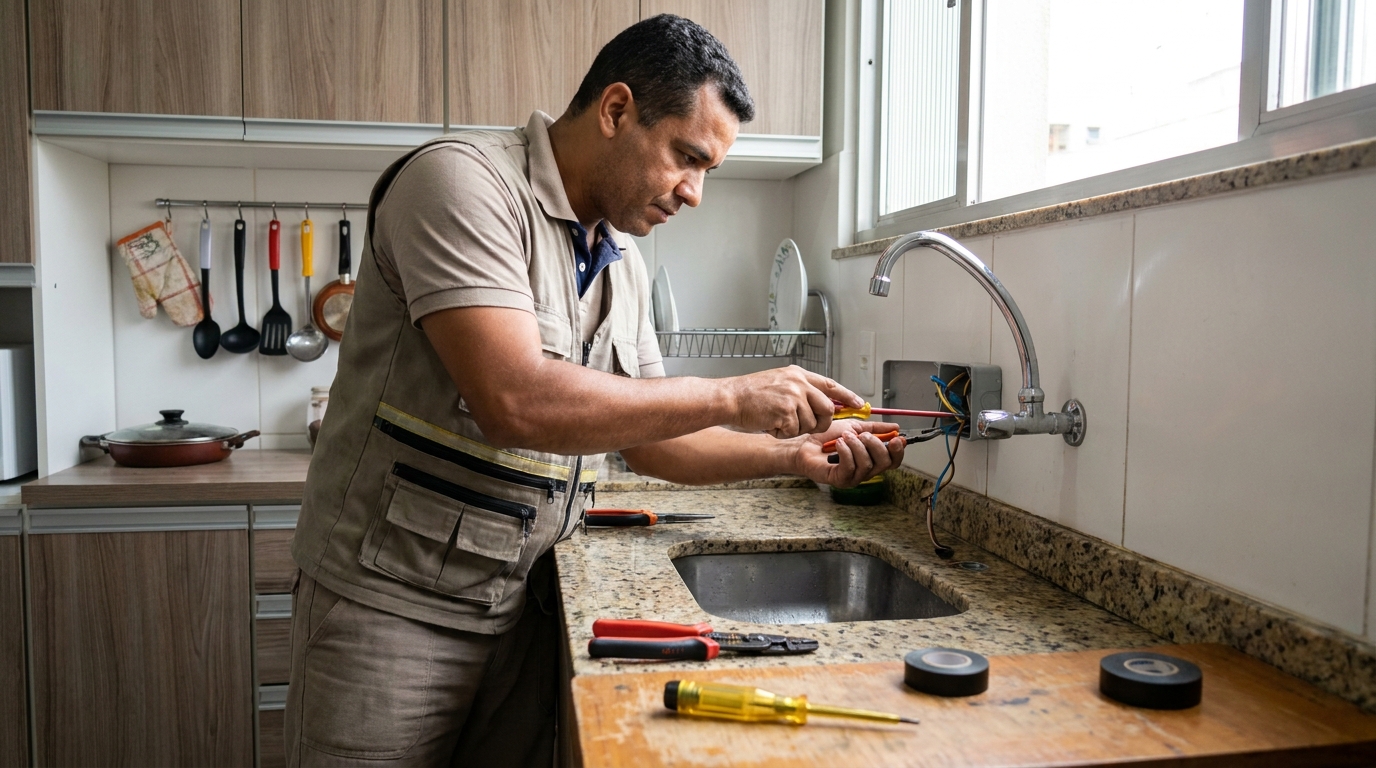 Instalação em Cozinha ou Área Gourmet em Serra‑ES