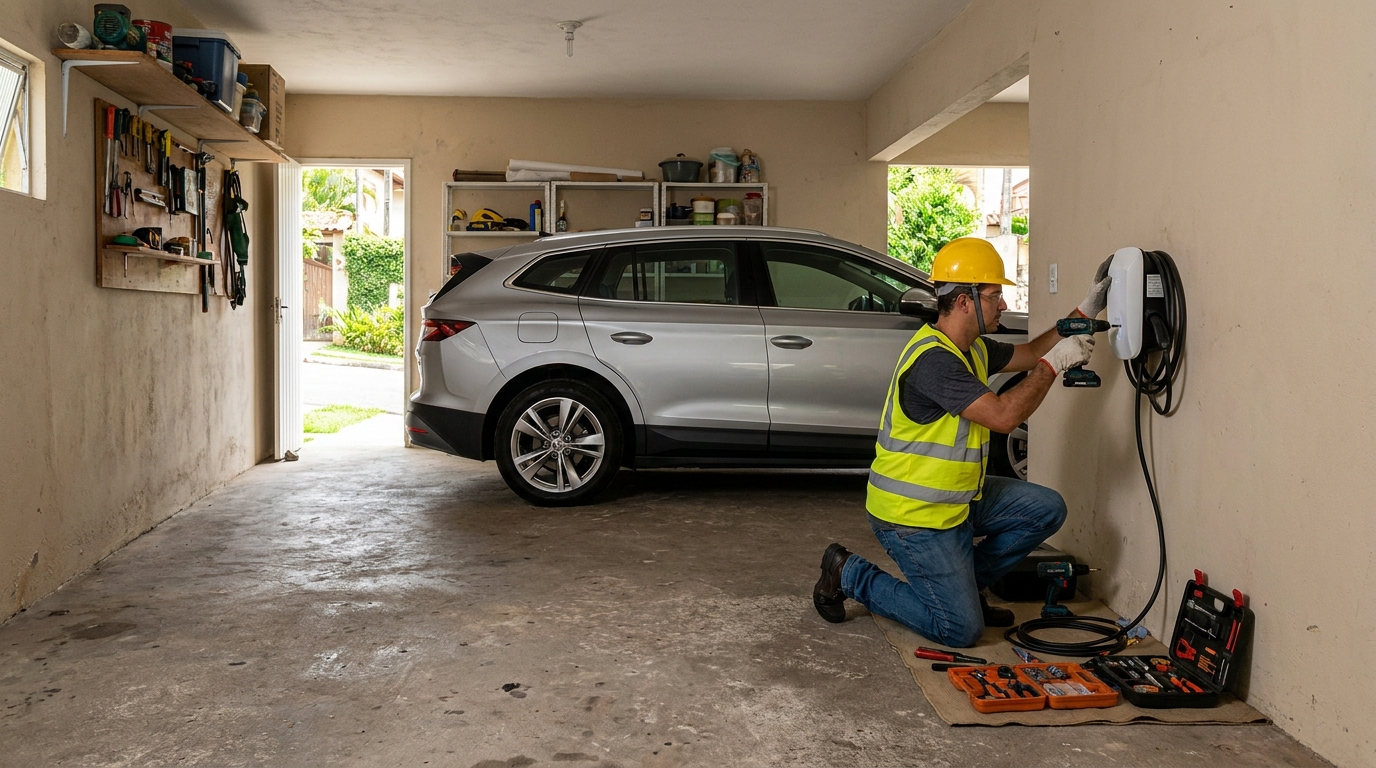 Instalação em Garagem ou Condomínio no Flexal, Serra‑ES