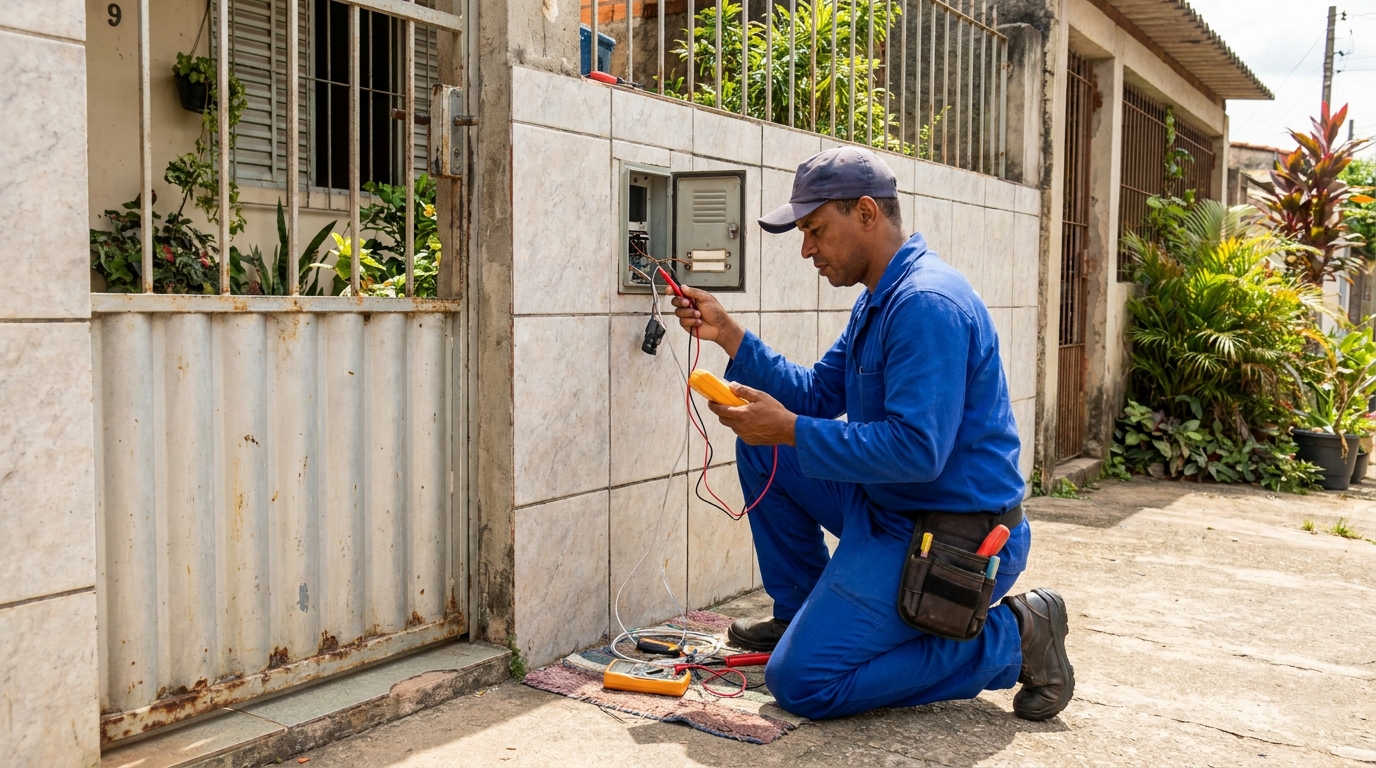 Manutenção de Sistema no Jardim Limoeiro, Serra‑ES