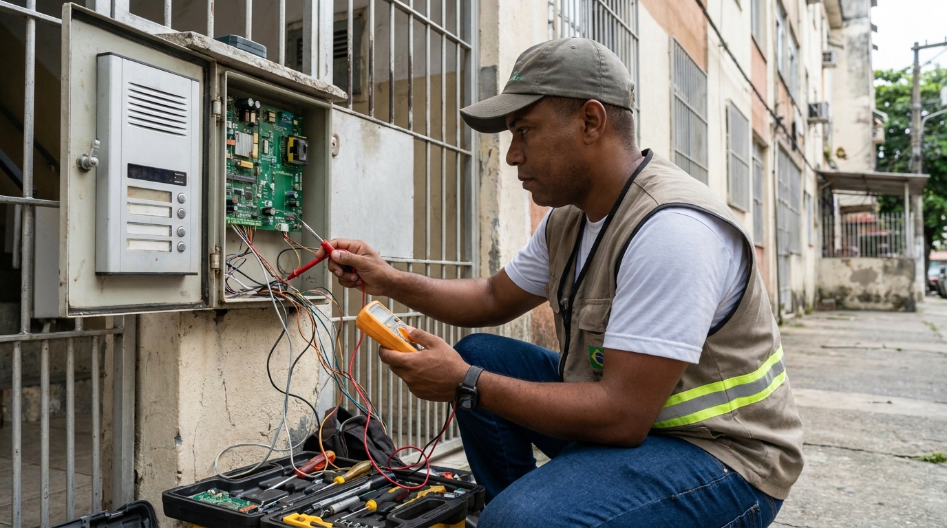 Reparo de Placa e Campainha no Jardim Limoeiro, Serra‑ES